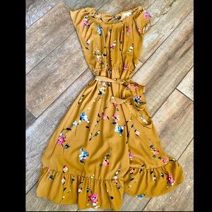 LC Floral Midi Dress